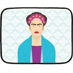 Frida Kahlo Double Sided Fleece Blanket (Mini)