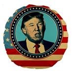 Donald Trump For President Large 18  Premium Round Cushion 