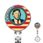 Donald Trump For President Stainless Steel Nurses Watch