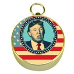 Donald Trump For President Gold Compass