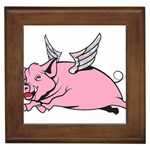 Flying Pig Framed Tile