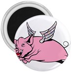 Flying Pig 3  Magnet