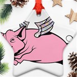 Flying Pig Ornament (Star)