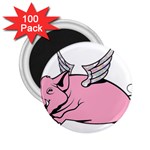 Flying Pig 2.25  Magnet (100 pack) 