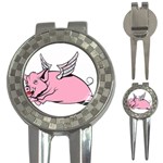 Flying Pig 3-in-1 Golf Divot