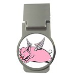 Flying Pig Money Clip (Round)