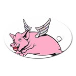 Flying Pig Magnet (Oval)