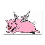 Flying Pig Magnet (Rectangular)