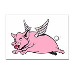 Flying Pig Sticker A4 (10 pack)