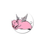 Flying Pig Golf Ball Marker