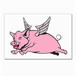 Flying Pig Postcard 4  x 6 