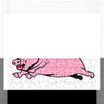 Flying Pig Jigsaw Puzzle (Rectangular)