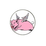 Flying Pig Hat Clip Ball Marker