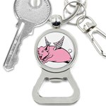 Flying Pig Bottle Opener Key Chain