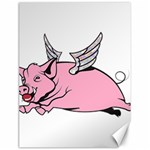 Flying Pig Canvas 18  x 24 