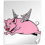 Flying Pig Canvas 20  x 24 