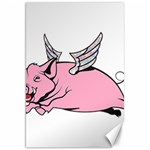 Flying Pig Canvas 20  x 30 