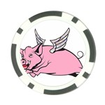 Flying Pig Poker Chip Card Guard