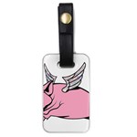 Flying Pig Luggage Tag (one side)