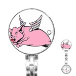 Flying Pig Stainless Steel Nurses Watch