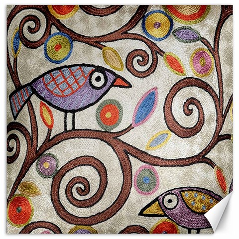 Abstract Primitive Birds from ArtsNow.com 11.4 x11.56  Canvas - 1