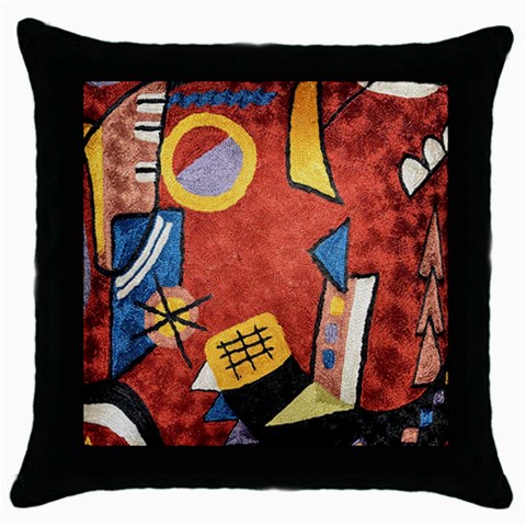 Abstract Red Geometric Art Deco Shapes from ArtsNow.com Front