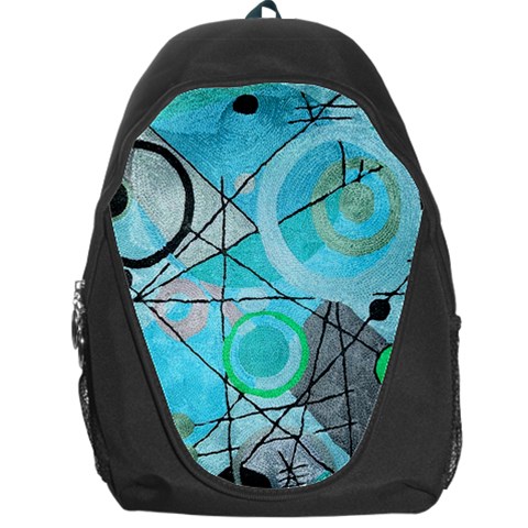 Abstract Teal Blue Modern Art from ArtsNow.com Front