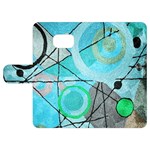 Abstract Teal Blue Modern Art