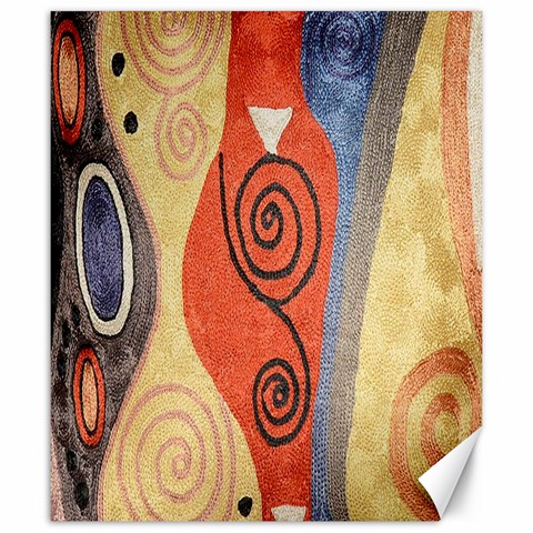 Abstract Twisted Shapes Geometric Art from ArtsNow.com 19.57 x23.15  Canvas - 1