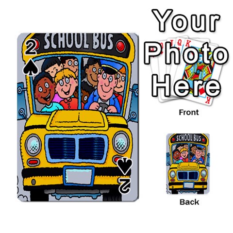 School Bus Design from ArtsNow.com Front - Spade2