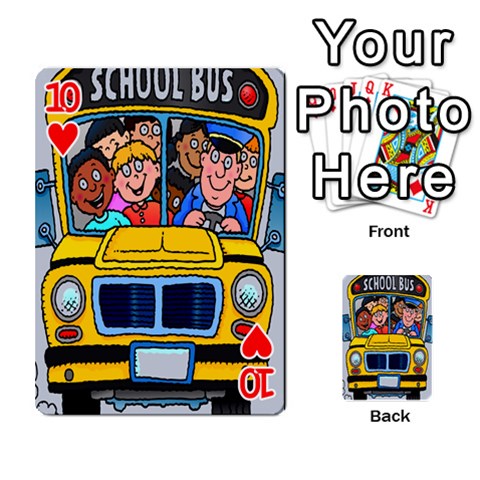 School Bus Design from ArtsNow.com Front - Heart10