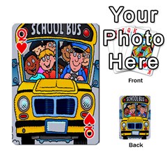 Queen School Bus Design from ArtsNow.com Front - HeartQ