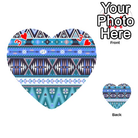 Abenaki Tribal Print from ArtsNow.com Front - Heart3