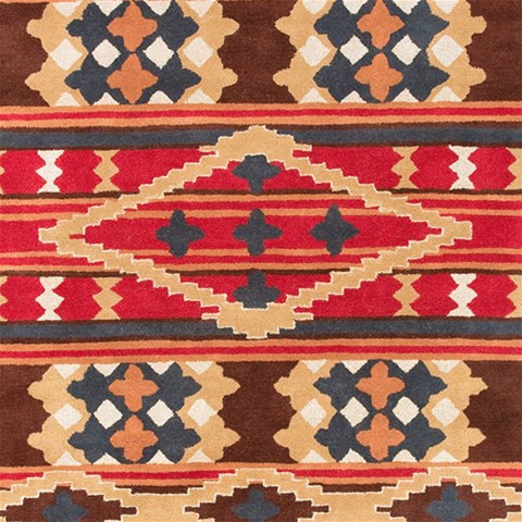 San Miguel Tribal Print from ArtsNow.com 12 x12  Scrapbook Page - 1