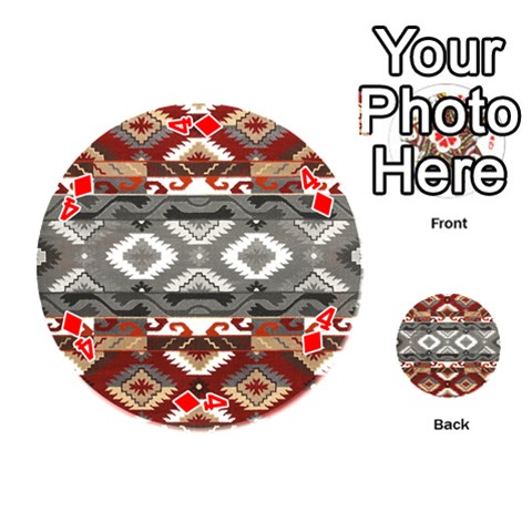 Santa Ana Gray Tribal Print from ArtsNow.com Front - Diamond4