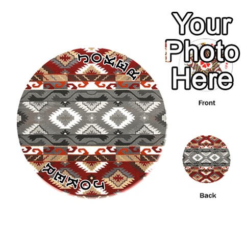 Santa Ana Gray Tribal Print from ArtsNow.com Front - Joker1