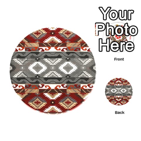 Santa Ana Gray Tribal Print from ArtsNow.com Back