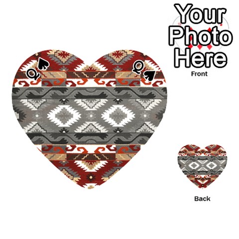 Queen Santa Ana Gray Tribal Print from ArtsNow.com Front - SpadeQ