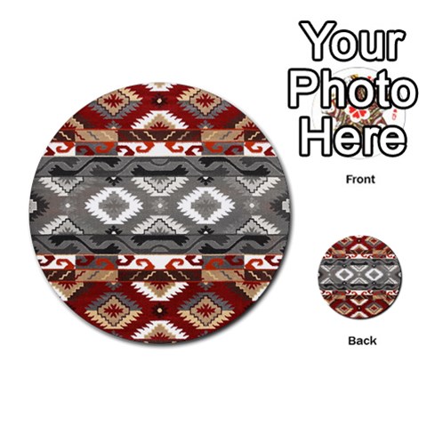 Santa Ana Gray Tribal Print from ArtsNow.com Front 1