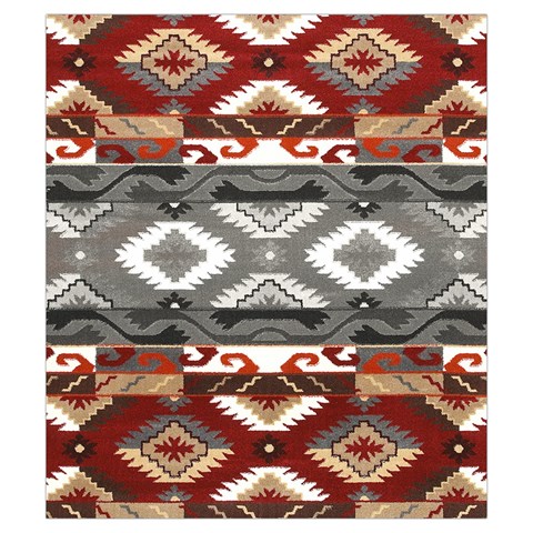 Santa Ana Gray Tribal Print from ArtsNow.com Back