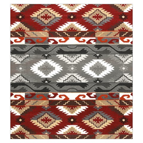 Santa Ana Gray Tribal Print from ArtsNow.com Back