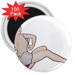 blonde Pinup 3  Magnet (100 pack)