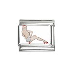 blonde Pinup Italian Charm (9mm)