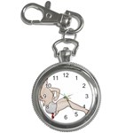 blonde Pinup Key Chain Watch