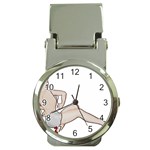 blonde Pinup Money Clip Watch