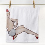 blonde Pinup Face Towel