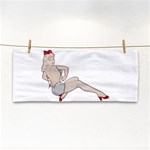 blonde Pinup Hand Towel