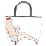 blonde Pinup Bucket Bag