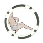 blonde Pinup Poker Chip Card Guard (10 pack)