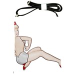 blonde Pinup Shoulder Sling Bag